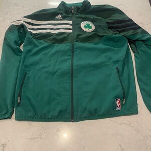 Adidas Dark Green Celtics Jacket
